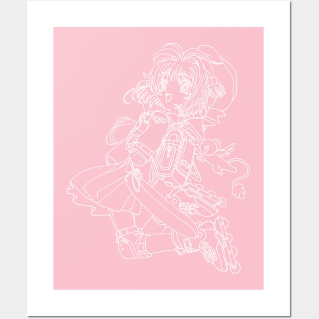 School Sakura [Anime] Wall Art by Tad